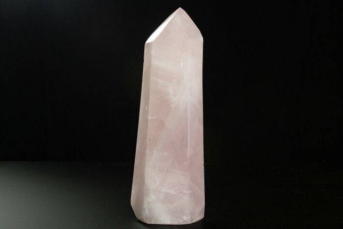 Polished Rose Quartz Tower - Madagascar #318480